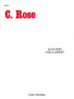 40 Studies for Clarinet - C. Rose -  Book 2 - H & H Music