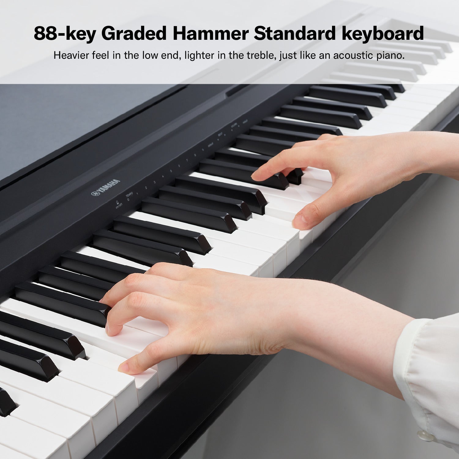  YAMAHA P45, 88-Key Weighted Action Digital Piano (P45B) & L85  Keyboard Stand, Black : Musical Instruments