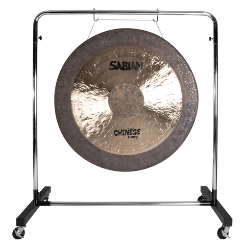 Large Economy Gong Stand w/ Wheels - SD40GS