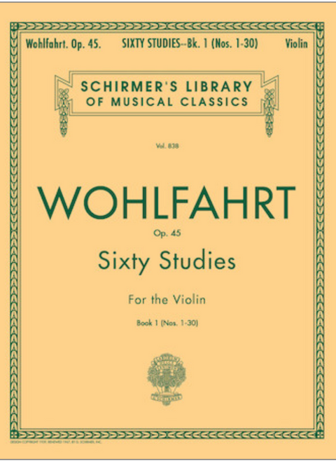 Sixty Studies for the Violin, Op.45 - Wohlfahrt