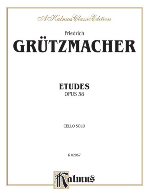 Etudes for the Cello, Op.38 - Grützmacher