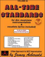 All-Time Standards - Volume 25 - Play-Along - With 2 CDs - Jamey Aebersold - H & H Music