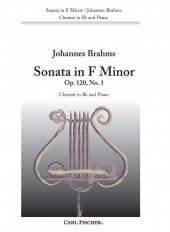 Sonata in F Minor for Clarinet - Op. 120, No.1 - Brahms