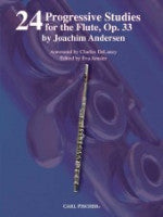 24 Progressive Studies for the Flute, Opus 33 - Joachim Anderson - Annotated by DeLaney - Edited by Amsler - H & H Music