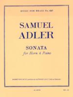 Sonata for Horn & Piano - Adler