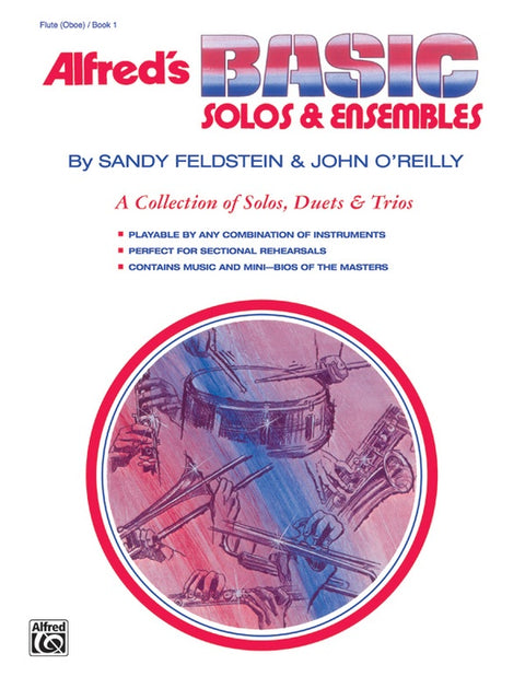 Alfred's Basic Solo & Ensembles - Flute (Oboe) Book 1 - Feldstein/O'Reilly