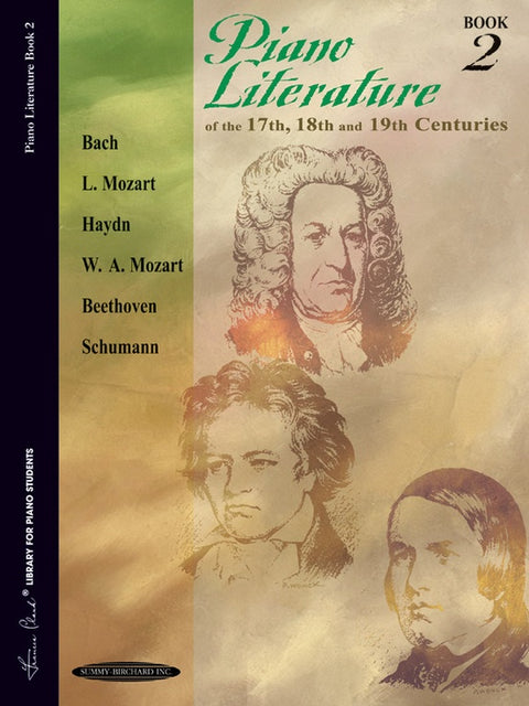 Piano Literature of the 17th, 18th, and 19th Centuries