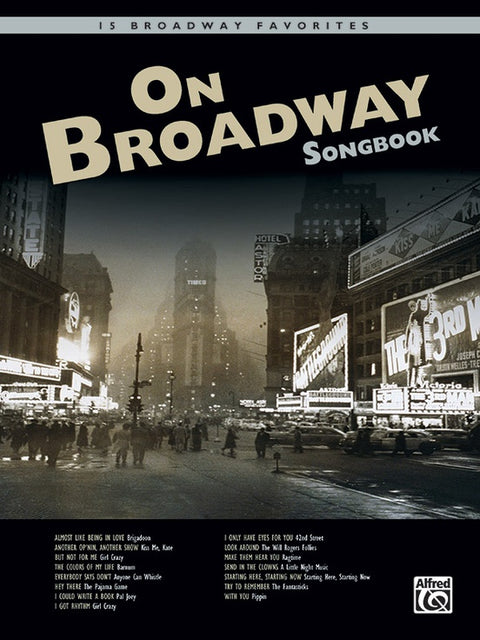 On Broadway Songbook - Beck/Fisher - Alfred - Piano/Vocal/Guitar