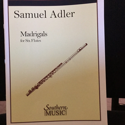 Madrigals for Six Flutes - Adler