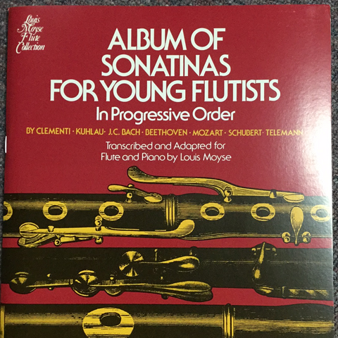 Album of Sonatinas for Young Flutists - In Progressive Order - Moyse