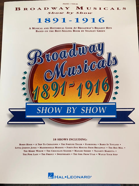 Broadway Musicals Show by Show - Piano/Vocal