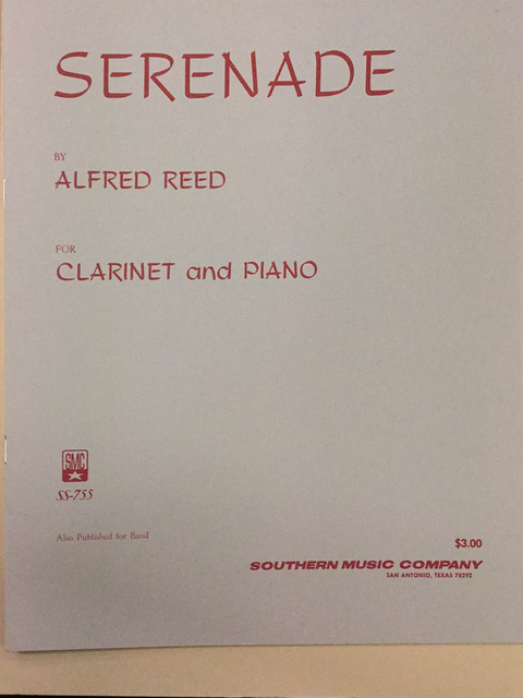 Serenade - Clarinet - Reed