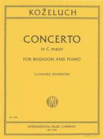 Concerto in C Major for Bassoon and Piano - Kozeluch/Sharrow - H & H Music