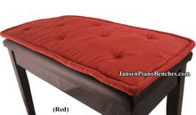 Piano Bench Covers - Standard Size - 14" x 30"