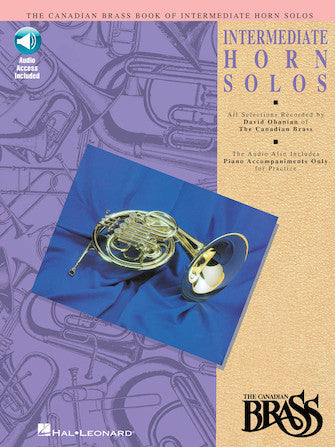 CANADIAN BRASS BOOK OF INTERMEDIATE HORN SOLOS Book with cd