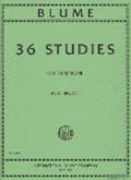 36 Studies for Trombone - Book I - Blume/Brown - H & H Music