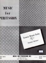 Snare Drum Solo No. 1 (Difficult) - Gauger