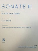 Sonate III - Bach/Wummer/Albert/Tournerie - H & H Music