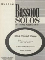 Song Without Words - Weissenborn/Voxman - H & H Music