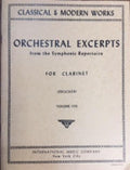 Orchestral Excerpts from the Symphonic Repertoire - For Clarinet - Drucker - Volume VIII - H & H Music