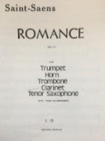 Romance - Clarinet - Saint-Saens