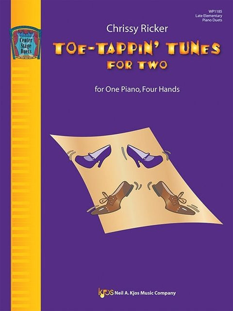 Toe-Tappin' Tunes for Two for Piano - C. Ricker