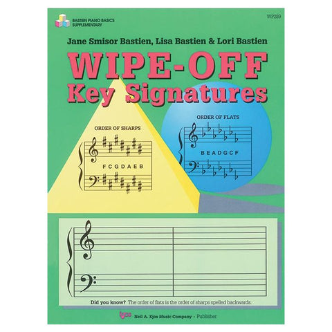 Wipe-Off Key Signatures